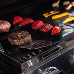 Thargo - BBQ Grill Mat  Set Van 3 Stuks met  GRATIS Kwastje -  40x33cm